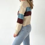 Elegant stripe pattern button front cardigan - SCG_COLLECTIONSsweater