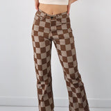 Emily loose leg check pants - SCG_COLLECTIONSBottom