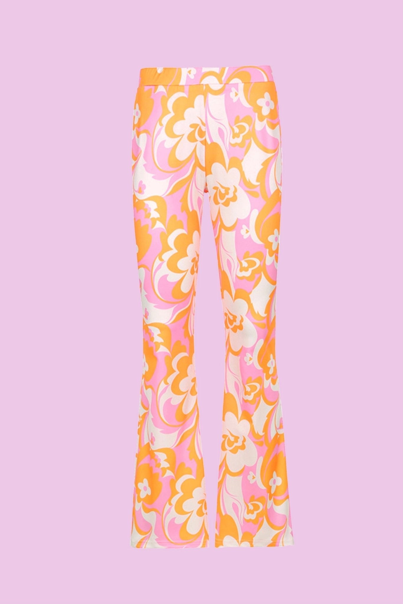 Floral pattern flare trouser - SCG_COLLECTIONS