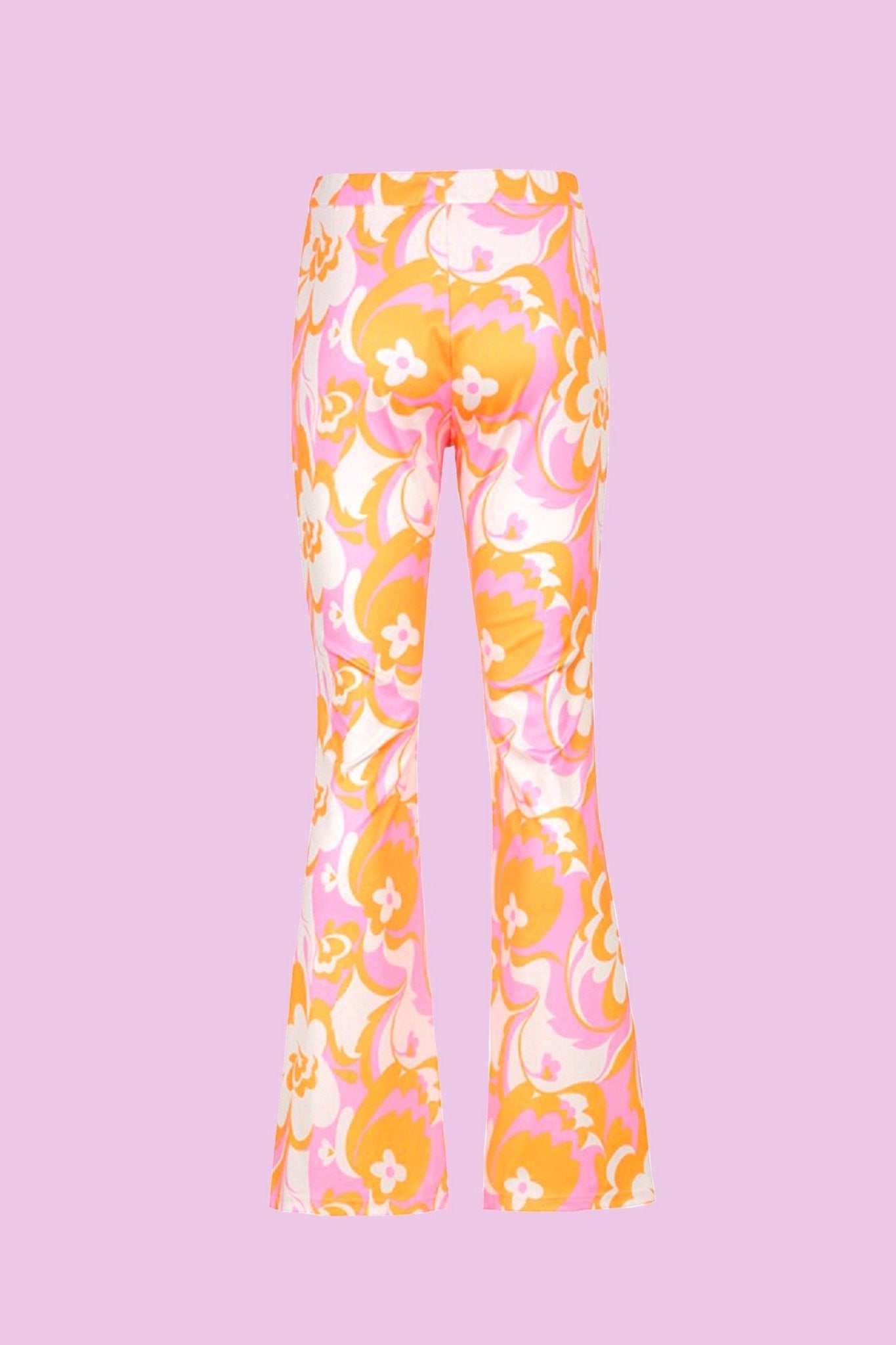Floral pattern flare trouser - SCG_COLLECTIONS