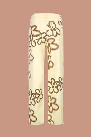 Flowers print pants - SCG_COLLECTIONS