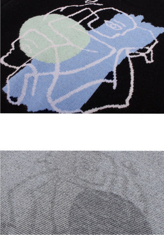 Graphic crew neck jumper - SCG_COLLECTIONS
