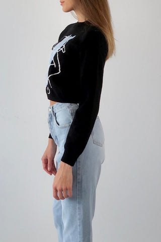 Graphic crew neck jumper - SCG_COLLECTIONS