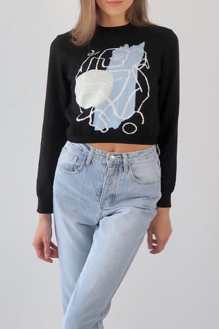 Graphic crew neck jumper - SCG_COLLECTIONS