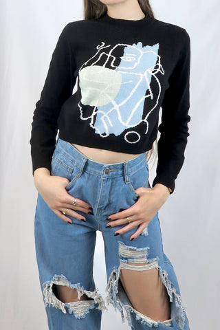 Graphic crew neck jumper - SCG_COLLECTIONS