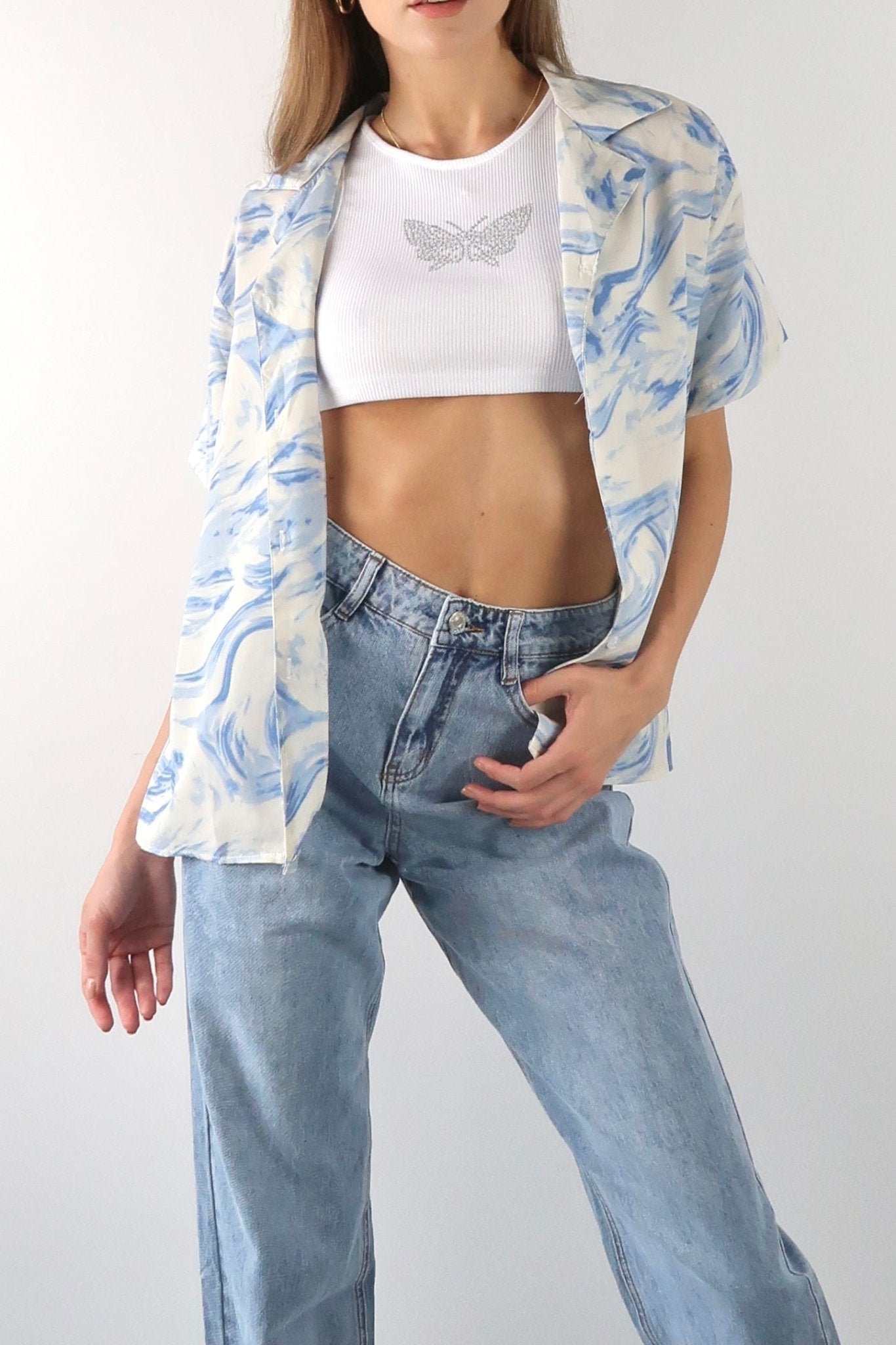 Groovy vibe button up shirt - SCG_COLLECTIONSTop