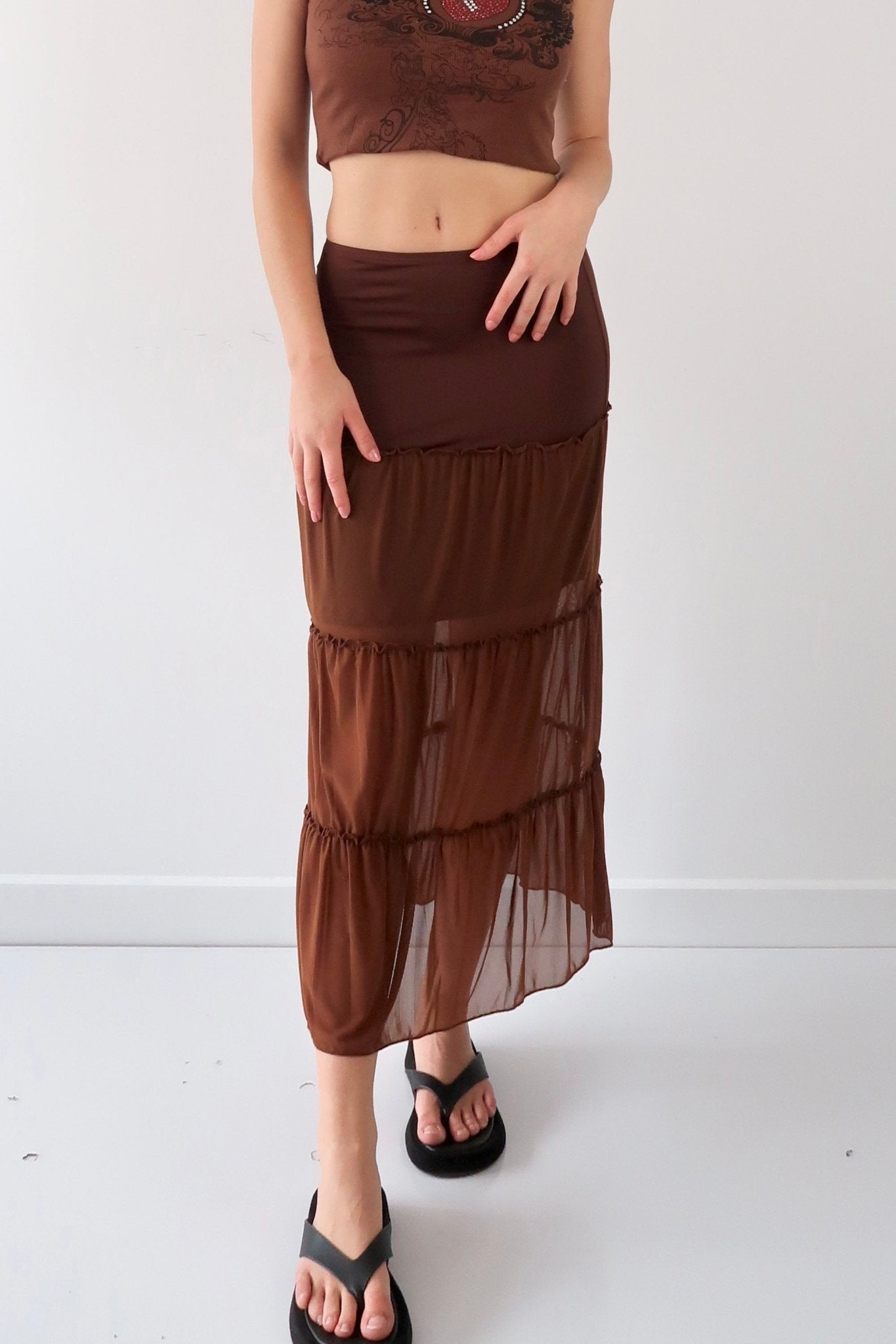 Grungy girl midi skirt - SCG_COLLECTIONS