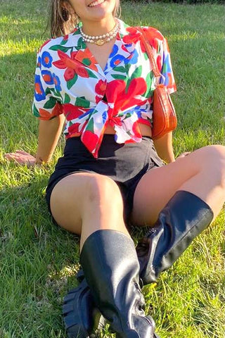 Haiwaii floral button down shirt - SCG_COLLECTIONS