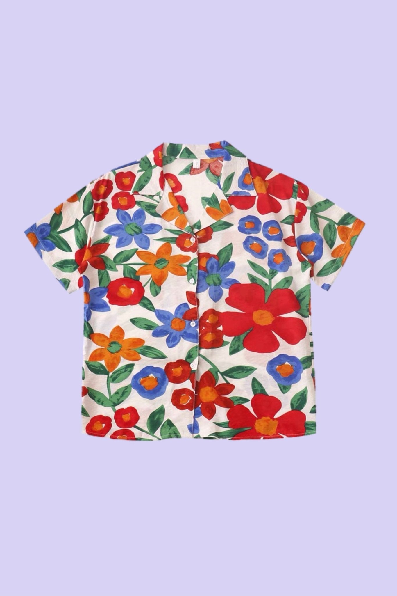 Haiwaii floral button down shirt - SCG_COLLECTIONS