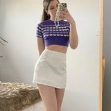 Heart knit crop top - SCG_COLLECTIONS