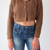 Honey girl fluffy button front cardigan - SCG_COLLECTIONSsweater