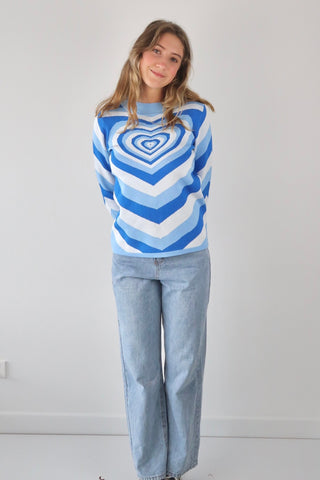 Indie vibe heart pattern jumper - SCG_COLLECTIONSsweater
