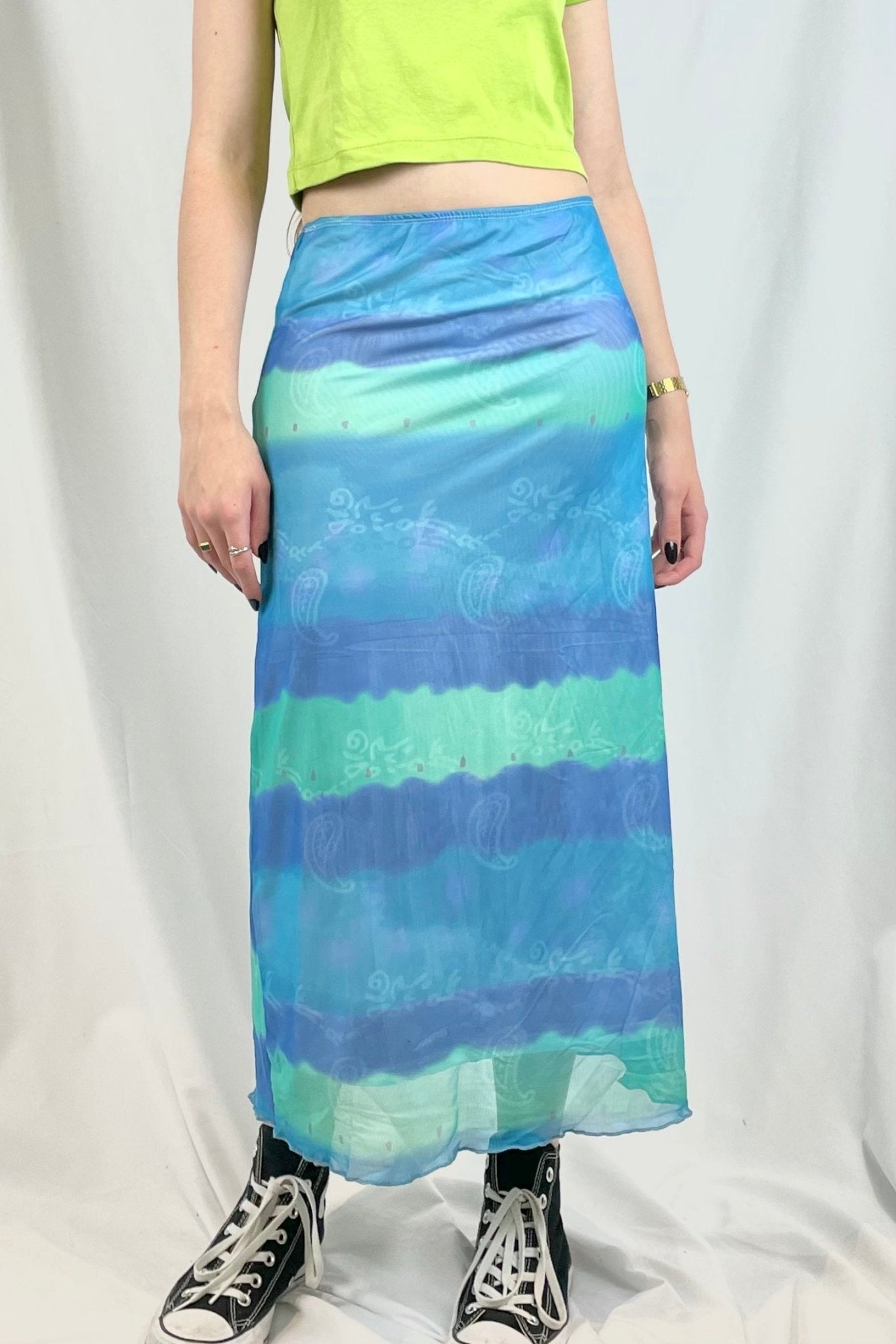 Indie vibe mesh midi skirt - SCG_COLLECTIONS