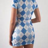 Kat check mini dress - SCG_COLLECTIONS