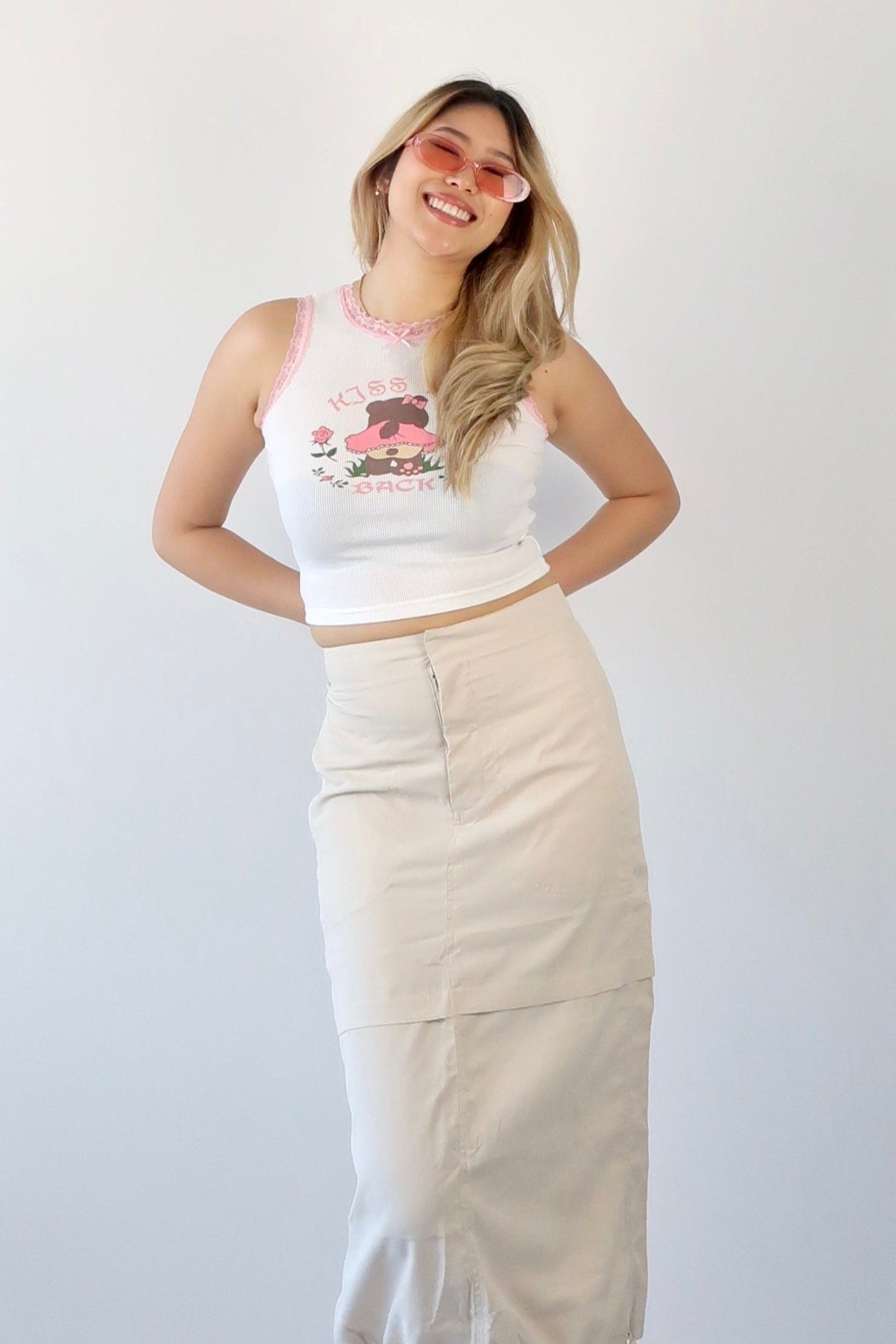 Kiss bear crop tank - SCG_COLLECTIONS