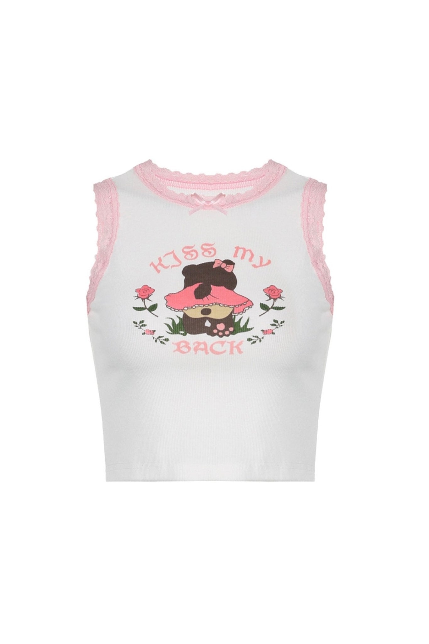 Kiss bear crop tank - SCG_COLLECTIONS