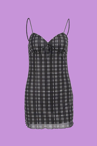 Kristen check mini dress - SCG_COLLECTIONS