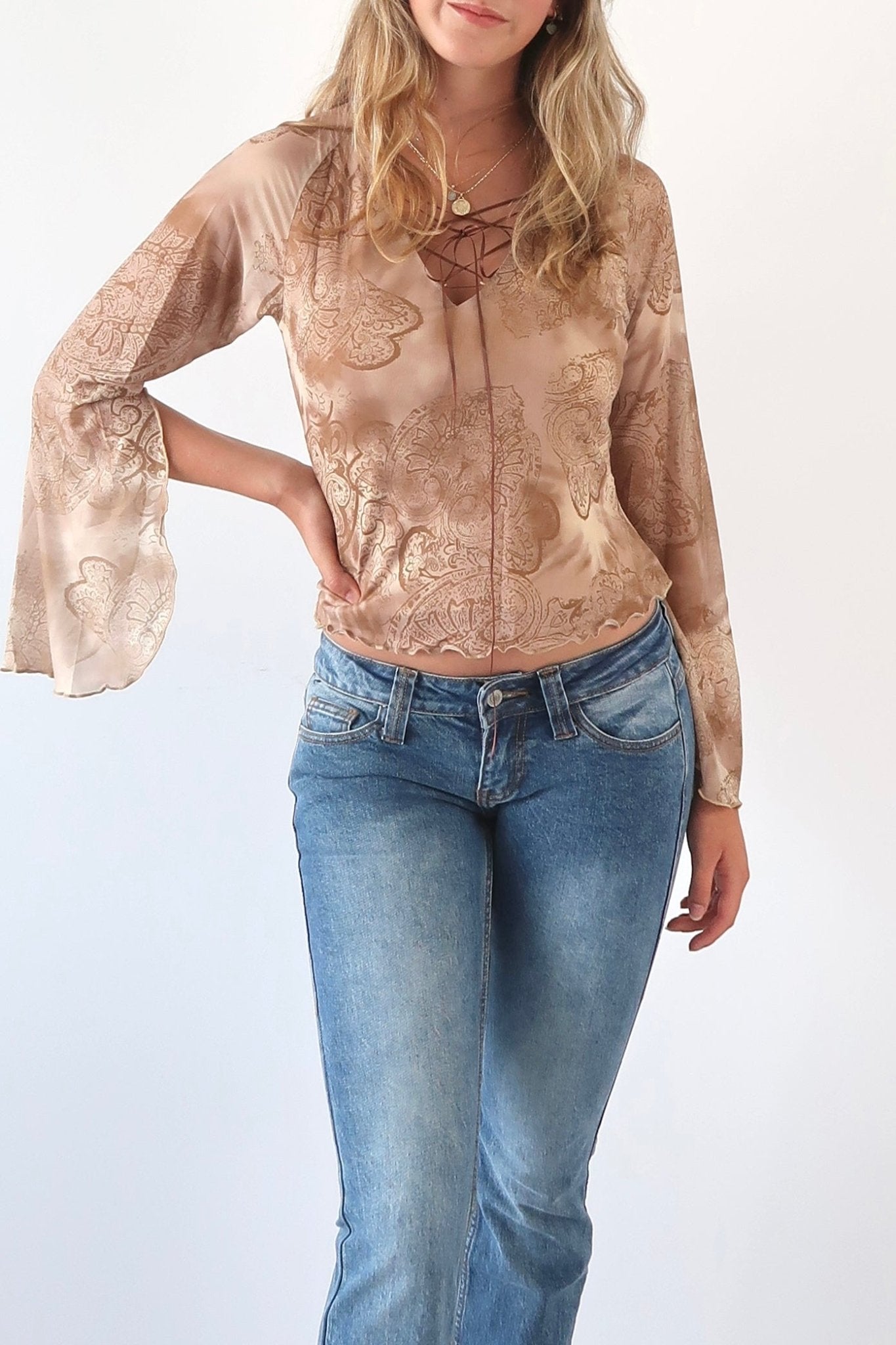 Lena tie front top - SCG_COLLECTIONS