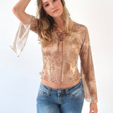 Lena tie front top - SCG_COLLECTIONS