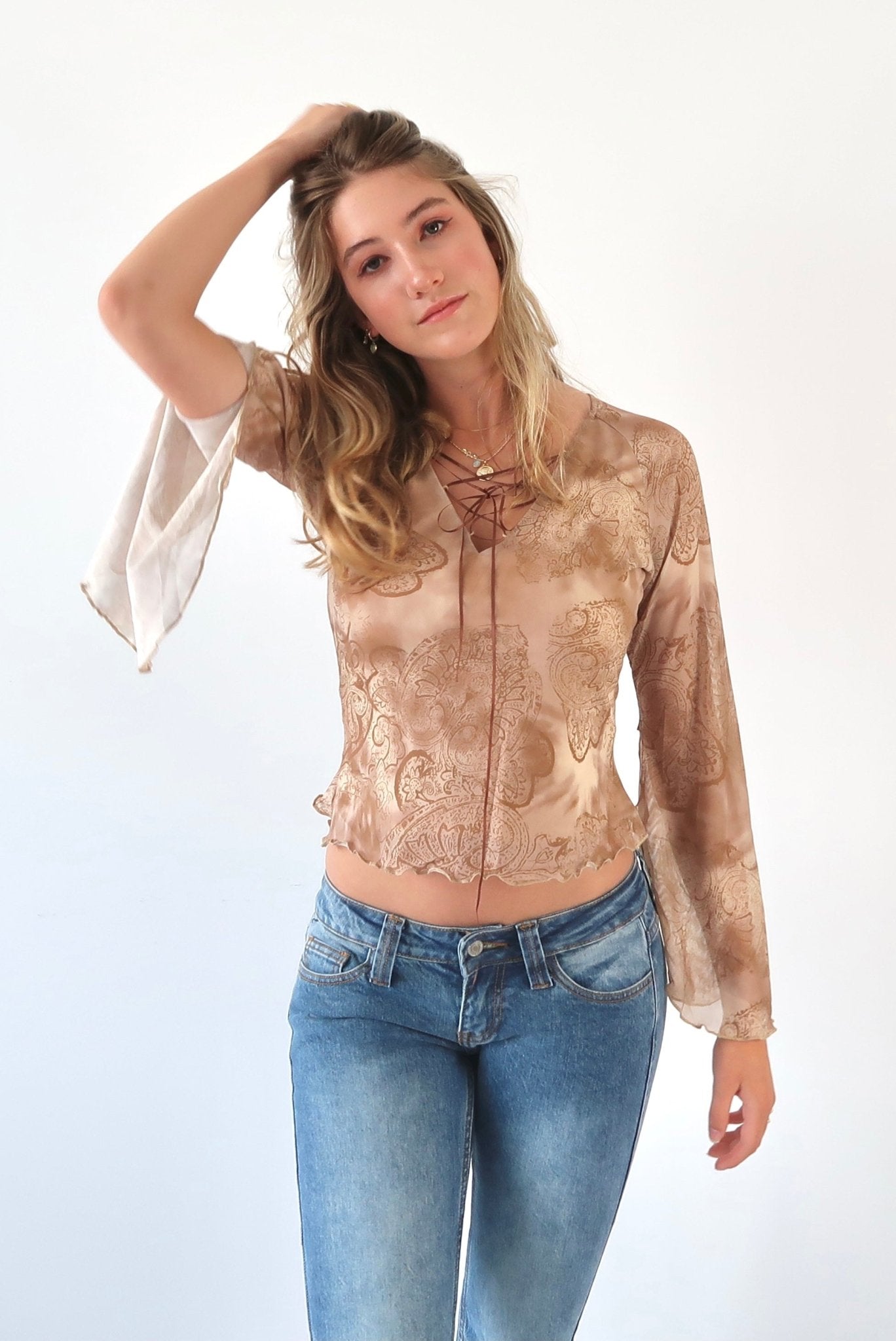 Lena tie front top - SCG_COLLECTIONS
