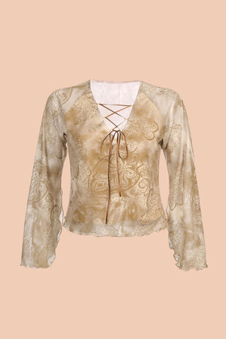 Lena tie front top - SCG_COLLECTIONS