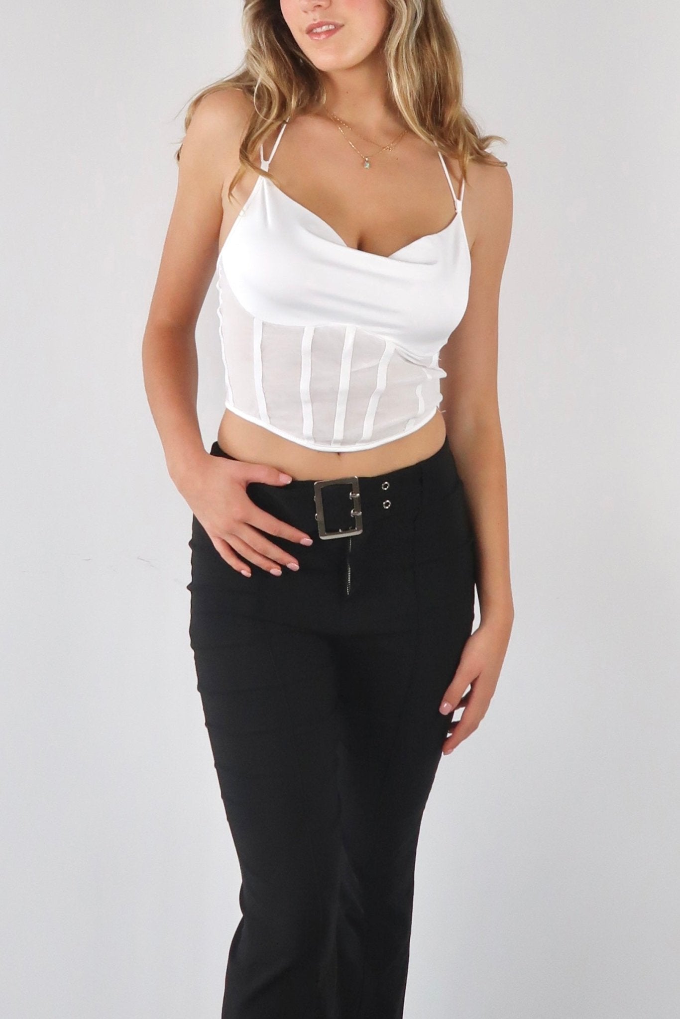 Lex halter neck cami - SCG_COLLECTIONSTop