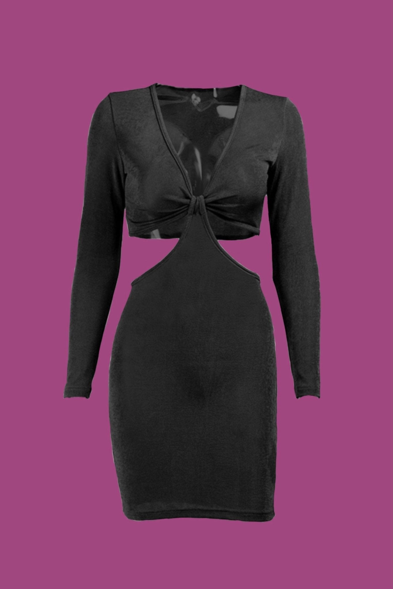 Long sleeves party night mini dress - SCG_COLLECTIONS