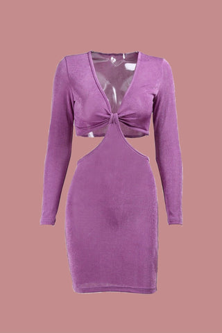 Long sleeves party night mini dress - SCG_COLLECTIONS