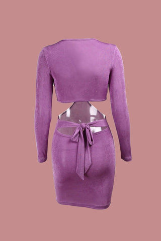 Long sleeves party night mini dress - SCG_COLLECTIONS