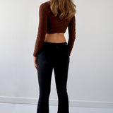 Low-waisted flare jeans - SCG_COLLECTIONSBottom