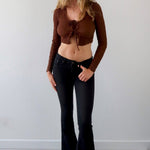 Low-waisted flare jeans - SCG_COLLECTIONSBottom