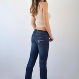 Low-waisted straight leg jeans - SCG_COLLECTIONSBottom