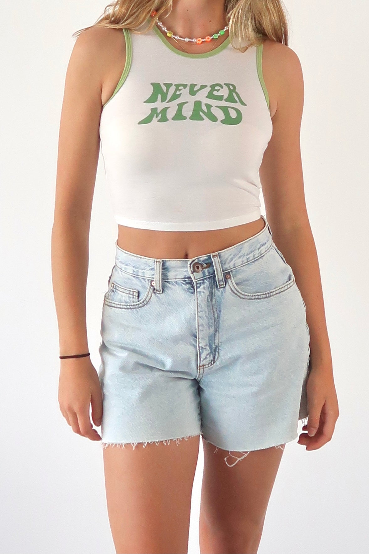 'Nevermind' crop tank - SCG_COLLECTIONS