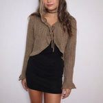 Phoebe tie-front cardigan - SCG_COLLECTIONSsweater