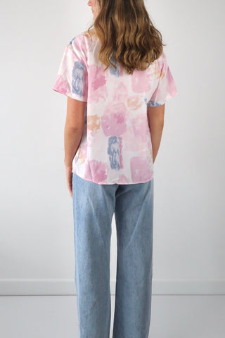 Pinky floral button down shirt - SCG_COLLECTIONSTop