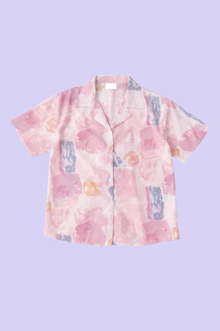 Pinky floral button down shirt - SCG_COLLECTIONSTop