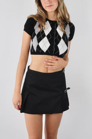 Preppy knit crop cardigan - SCG_COLLECTIONS