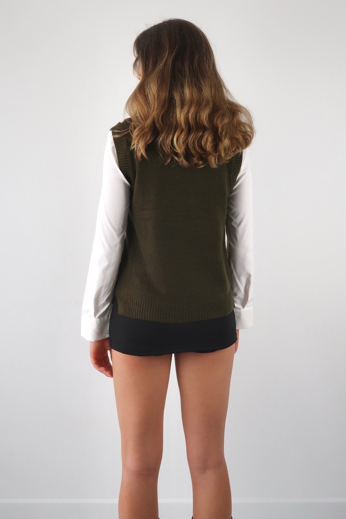 Retro argyle print vest - SCG_COLLECTIONS