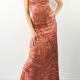 Rita wave pattern maxi dress - SCG_COLLECTIONS