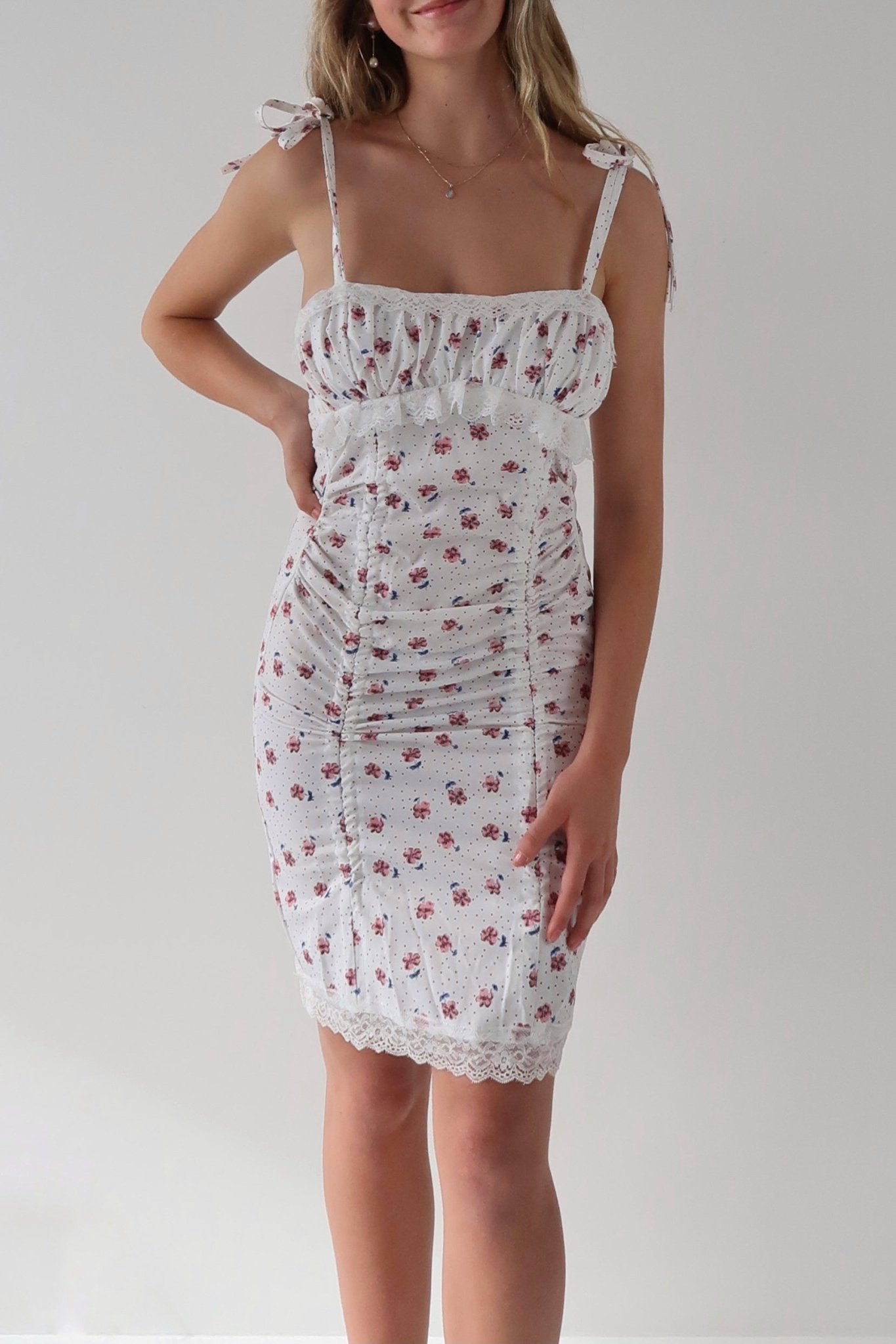 Rosy fairy girl midi dress - SCG_COLLECTIONS