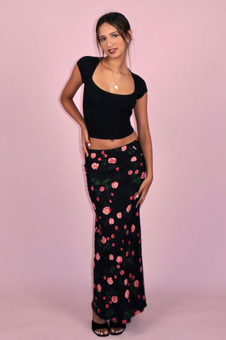 SCG MADE |Bella rosy maxi skirt - SCG_COLLECTIONSBottom