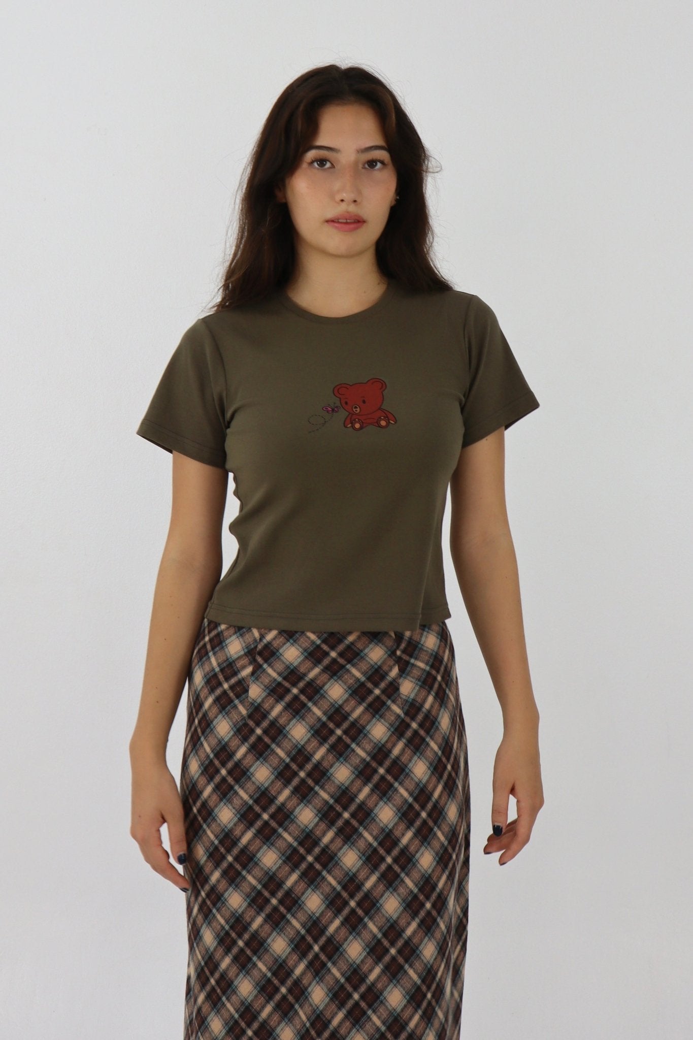 SCG MADE | Brown Bear Baby Tee - SCG_COLLECTIONSTop