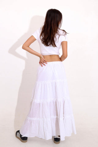 SCG MADE | Chloe Pointelle Baby Tee - SCG_COLLECTIONSTop