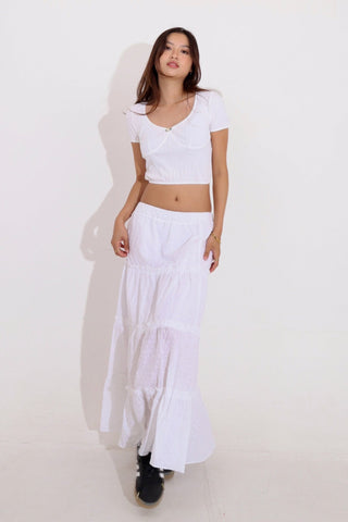 SCG MADE |Fairy ruffle midi skirt - SCG_COLLECTIONSBottom