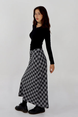 SCG MADE |Kelsey 90s plaid maxi skirt - SCG_COLLECTIONSBottom