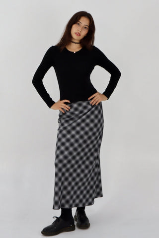 SCG MADE |Kelsey 90s plaid maxi skirt - SCG_COLLECTIONSBottom