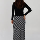 SCG MADE |Kelsey 90s plaid maxi skirt - SCG_COLLECTIONSBottom