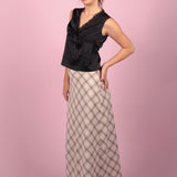 SCG MADE |Kelsey 90s plaid maxi skirt - SCG_COLLECTIONSBottom