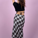 SCG MADE |Kelsey 90s plaid maxi skirt - SCG_COLLECTIONSBottom