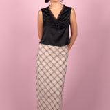 SCG MADE |Kelsey 90s plaid maxi skirt - SCG_COLLECTIONSBottom